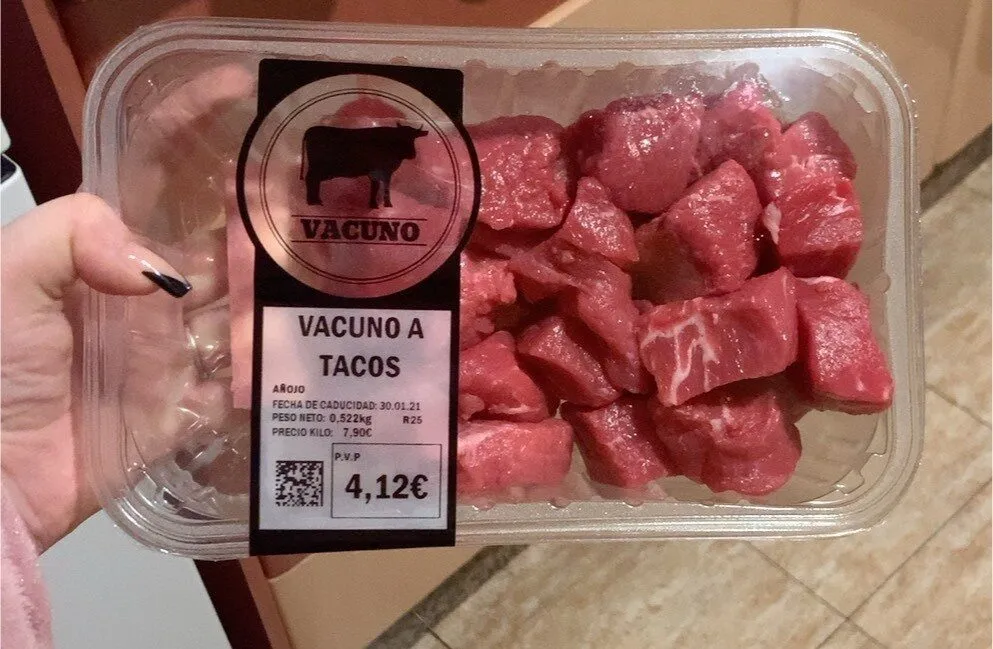 Vacuno a tacos