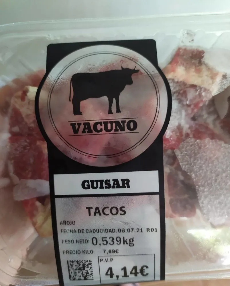 Tacos Vacuno