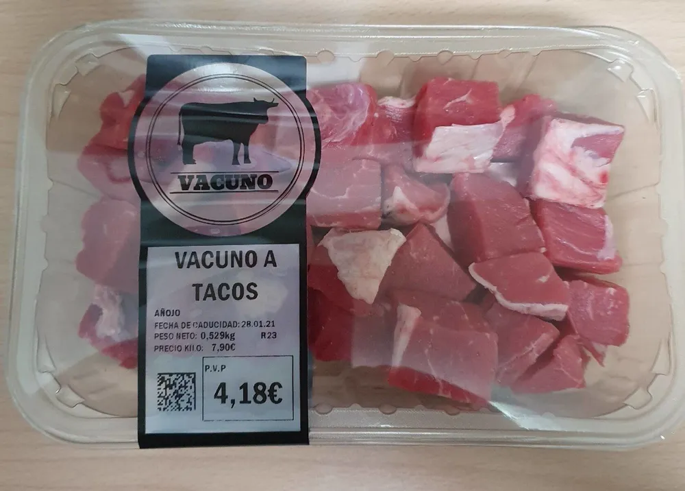 Vacuno a tacos