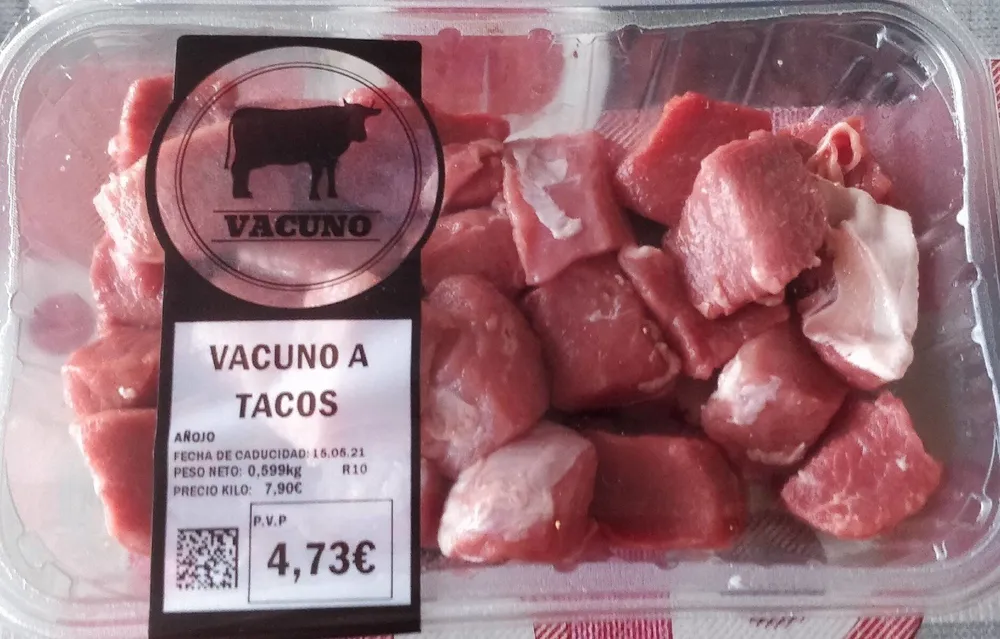 Vacuno a tacos