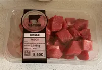 Tacos de vacuno guisar