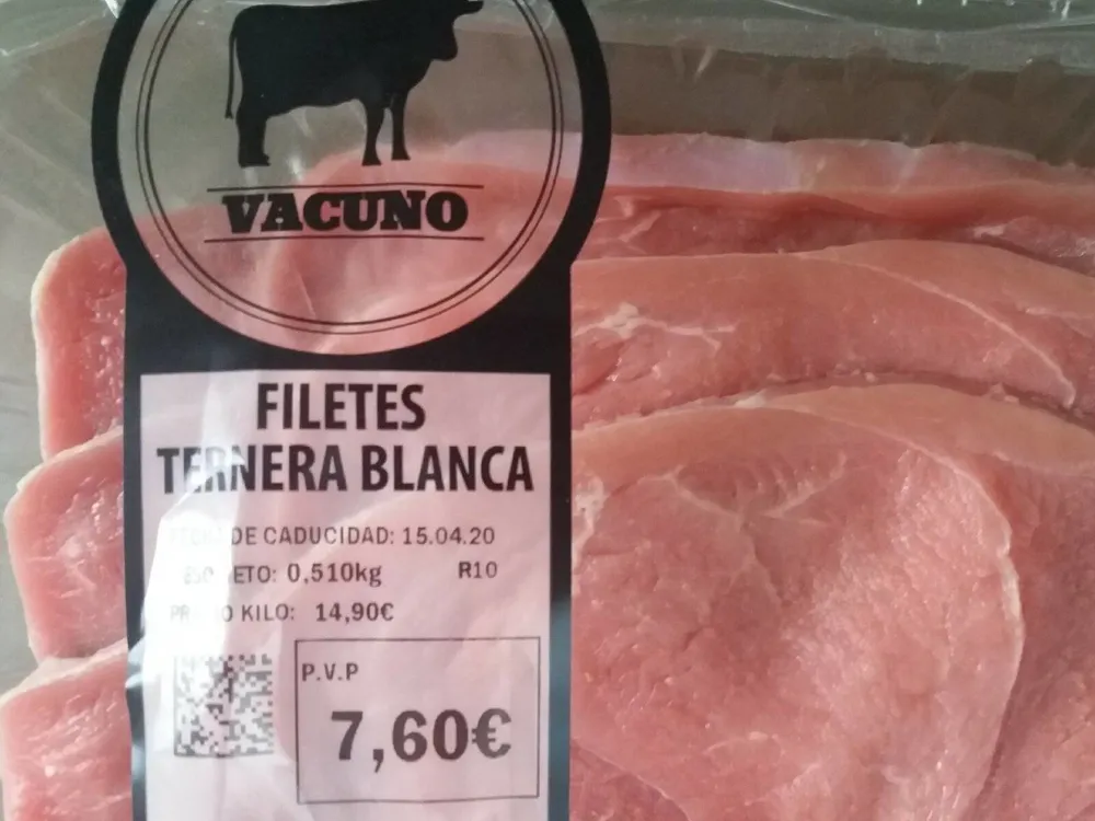 Filetes Ternera Blanca