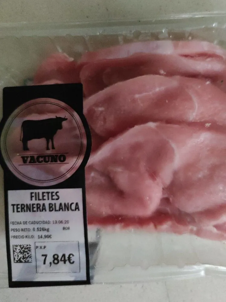 Filetes Ternera Blanca
