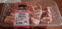 Costilla carnosa troceada