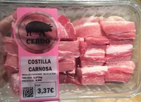 Costilla de cerdo carnosa