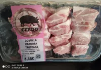 Costilla carnosa troceada