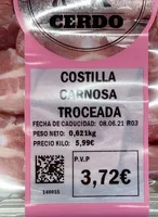 Carne cerdo