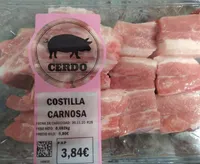 Costilla carnosa de cerdo