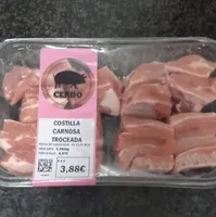 Costillas carnosas troceadas