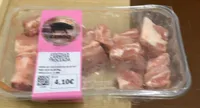 Costilla carnosa troceada