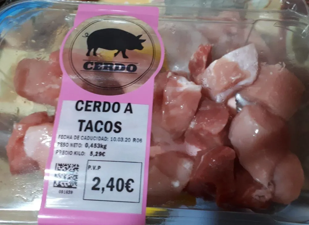 Cerdo a tacos
