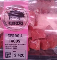 Cerdo a tacos