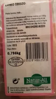 Lomo cerdo