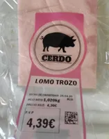Lomo trozo cerdo