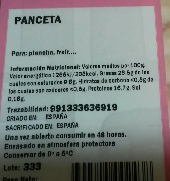 Panceta
