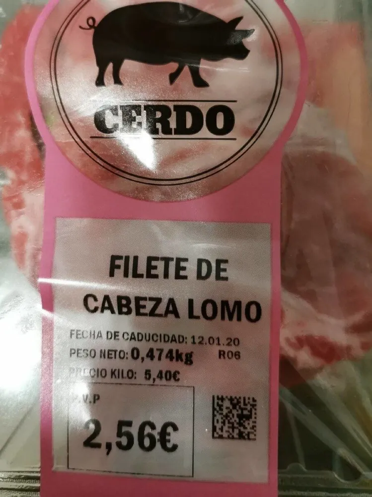 Filete de cabeza lomo