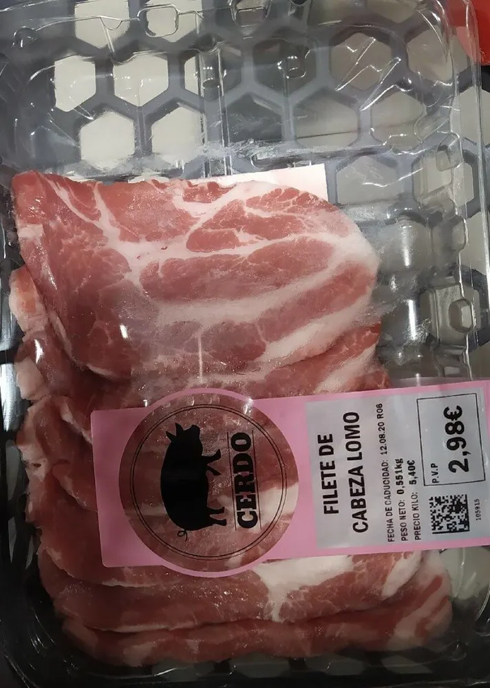 Filete de cabeza lomo