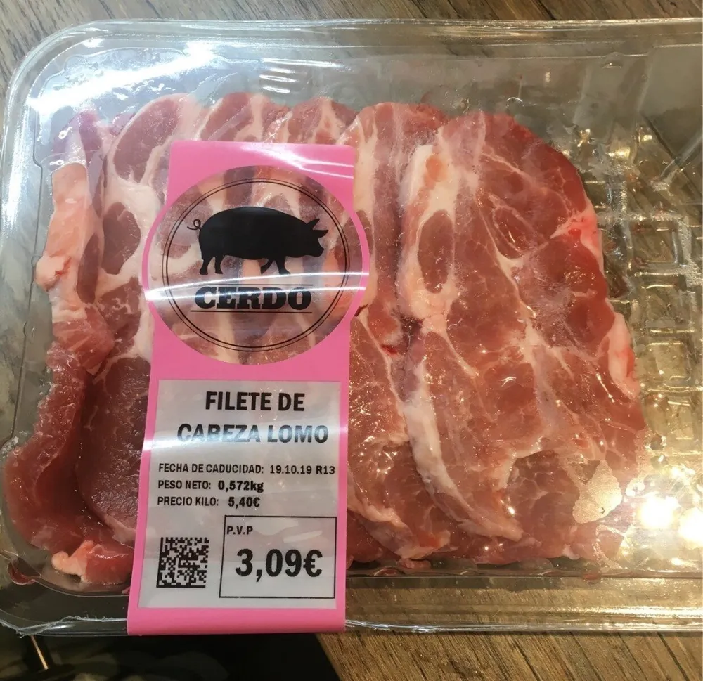 Filete de cabeza lomo