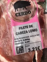 Cabeza de lomo de cerdo