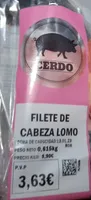 Filete de cabeza de lomo