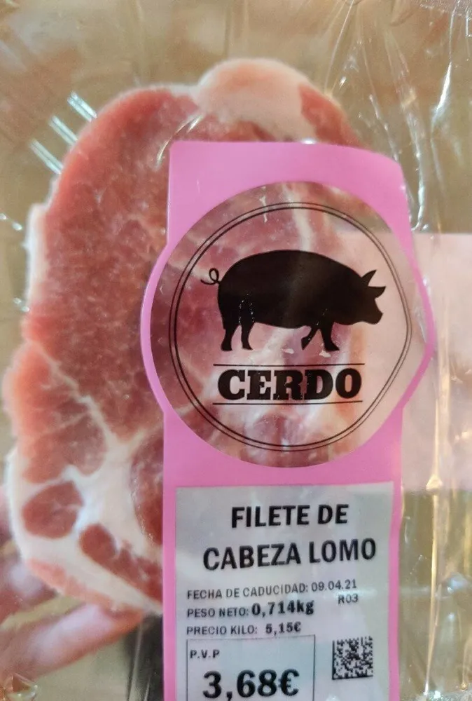 Filetes de Cabeza Lomo