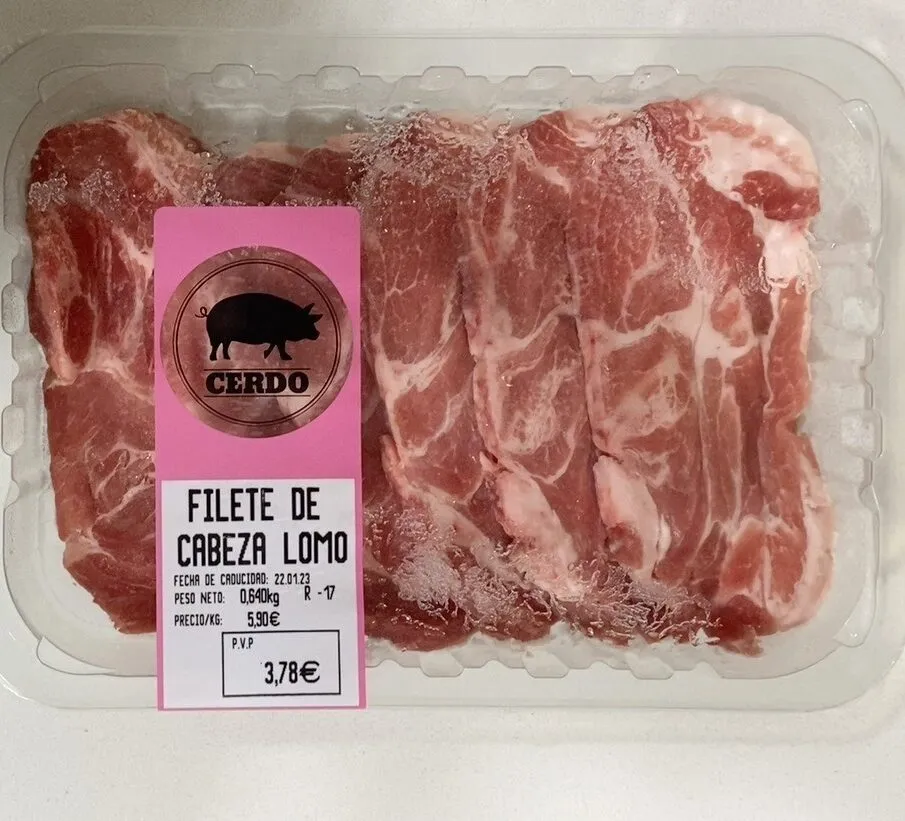 Filete de cabeza lomo
