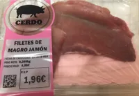 Filetes de magro jamón