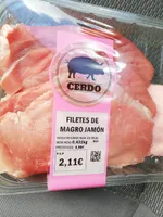 Filetes de magro jamon