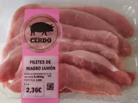 Filetes de magro de jamón