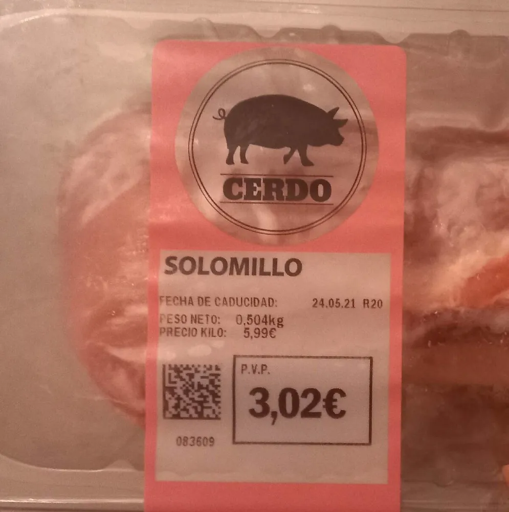 Solomillo cerdo