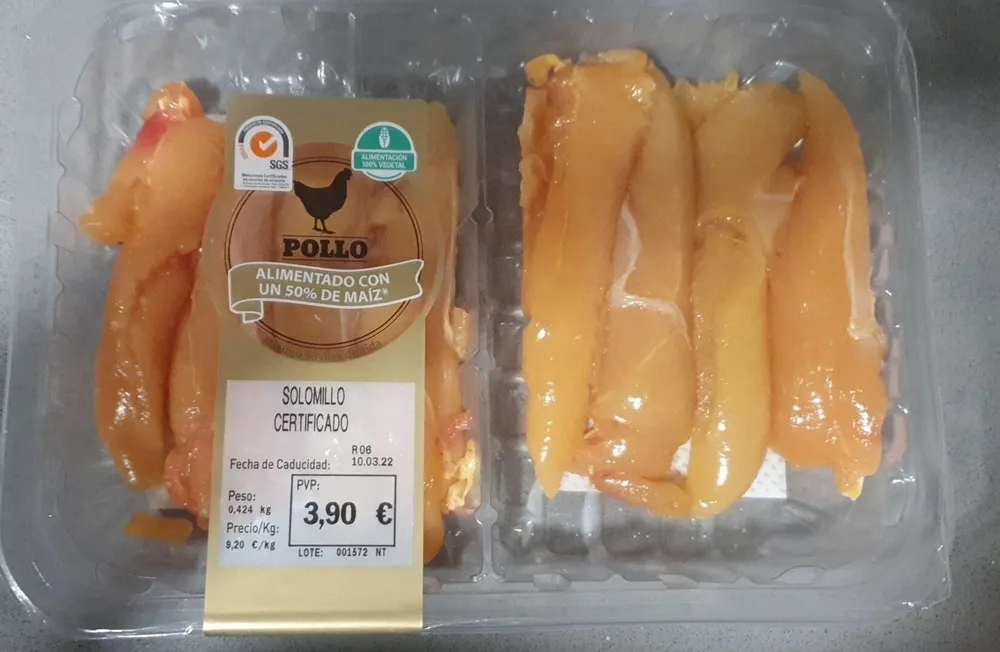 Solomillo de pollo