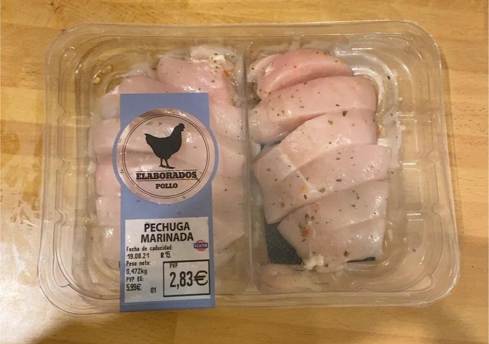 Pechuga de pocho marinada
