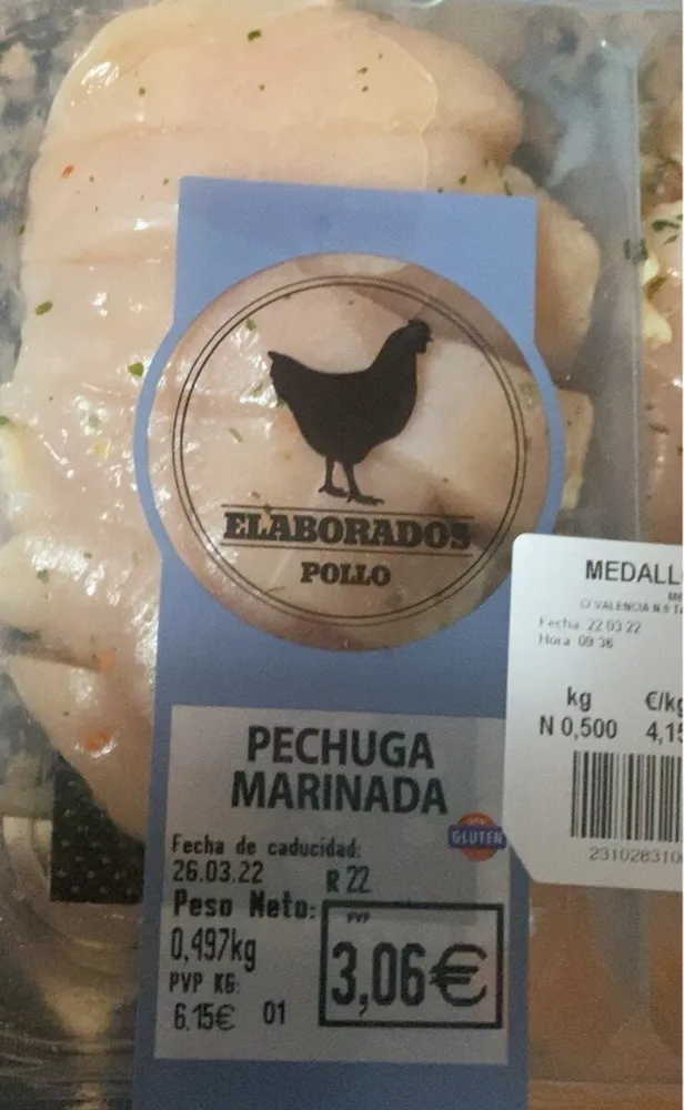 Medallon marinado