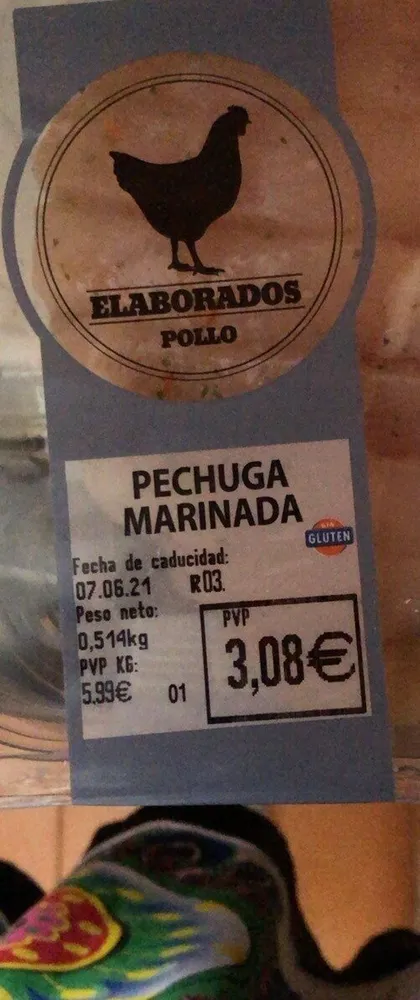 pechuga marinada