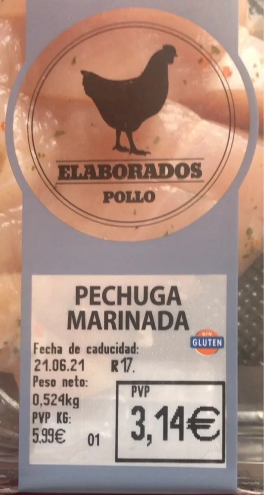 pechuga marinada