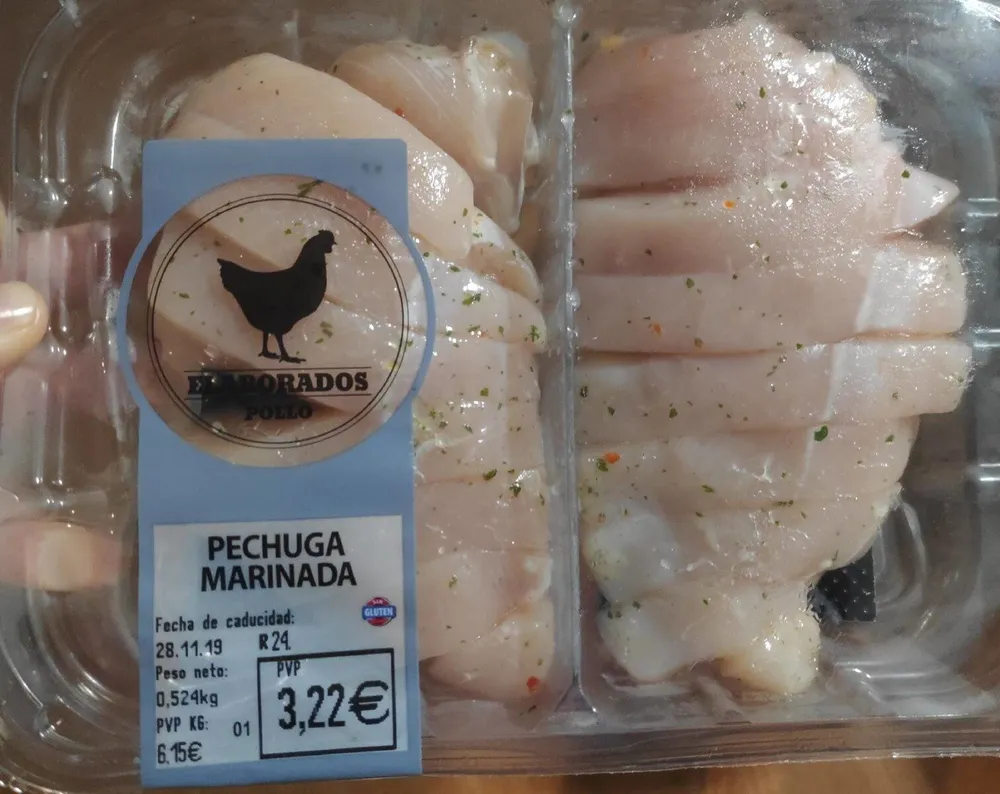Pechuga pollo marinada