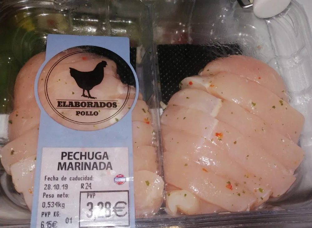 Pechuga marinada