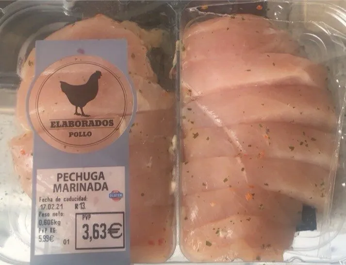 Pechuga marinada