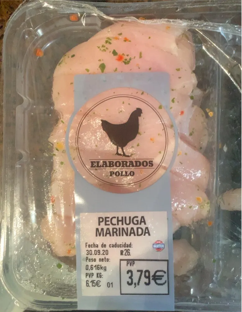 Pechuga de pollo marinada