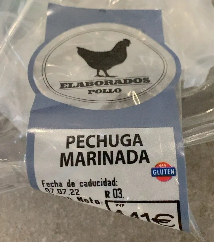Pechuga pollo marinada