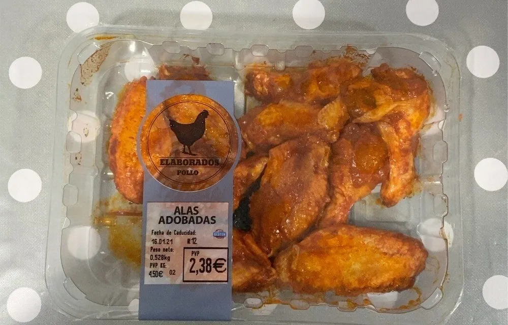 Alas adobadas
