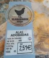 Alitas adobadas