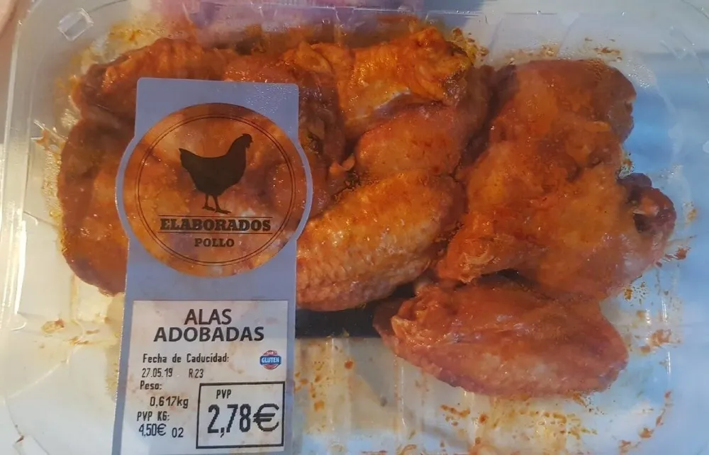 Alas adobadas