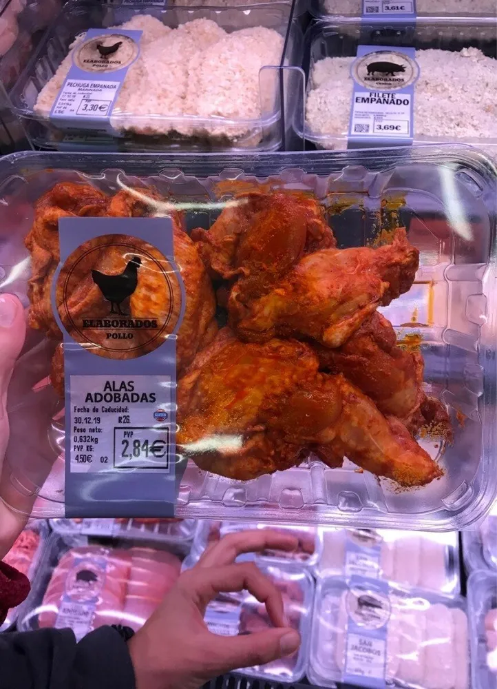 Alas adobadas