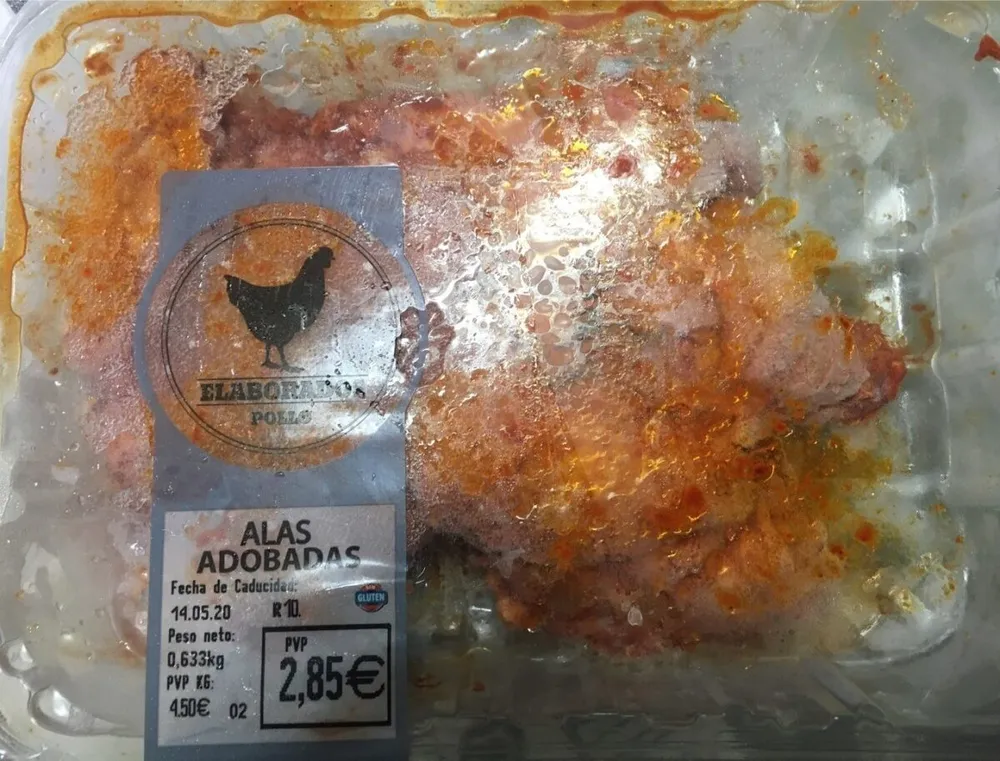 Alas adobadas