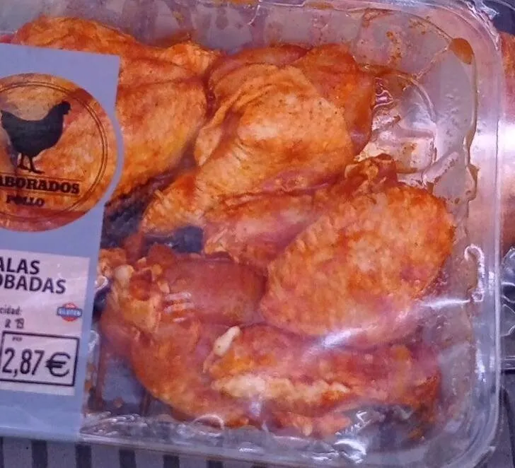 Alas adobadas