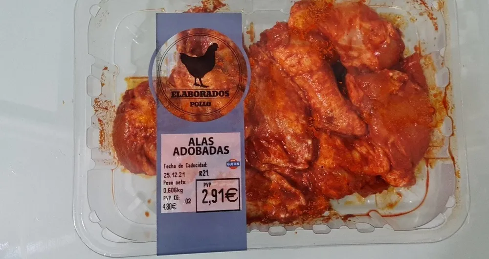 Alas de Pollo Adobadas