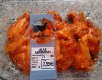 Alas de pollo adobadas