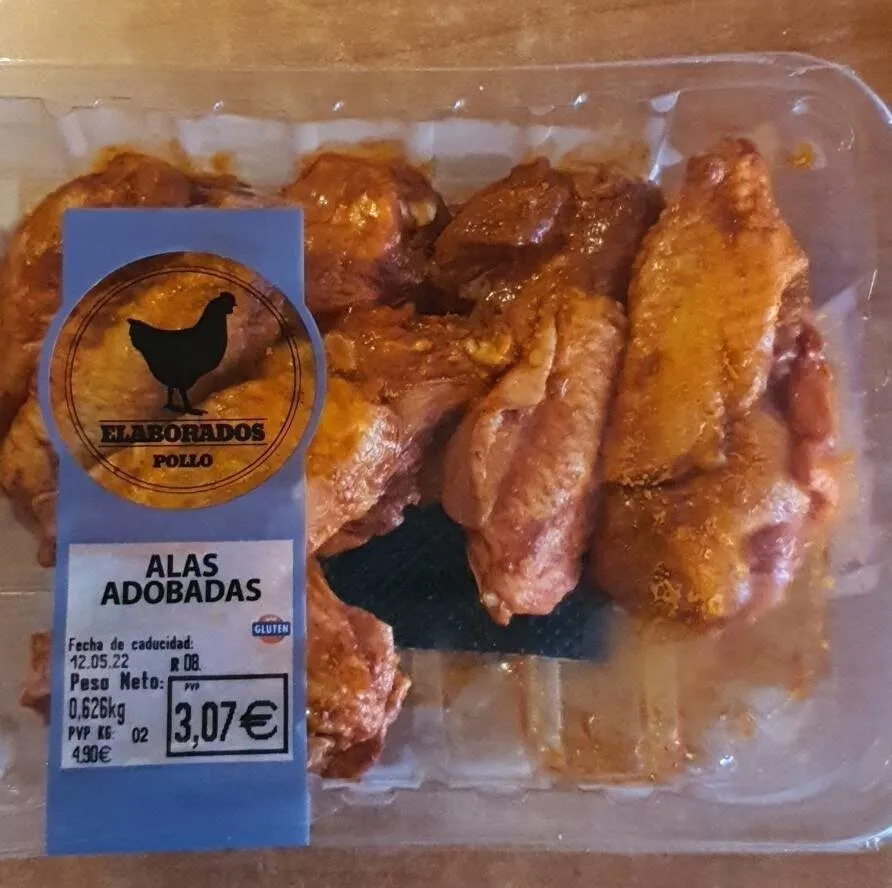 Alas adobadas