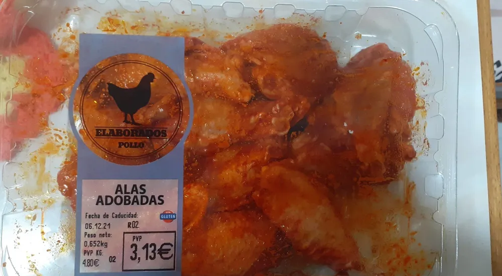 Alas adobadas